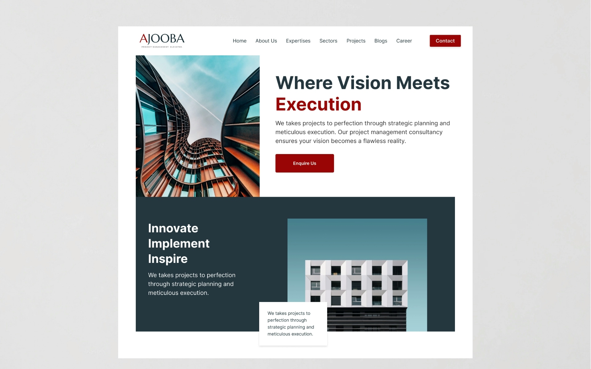 Website Development for AJOOBA by Hion Studios