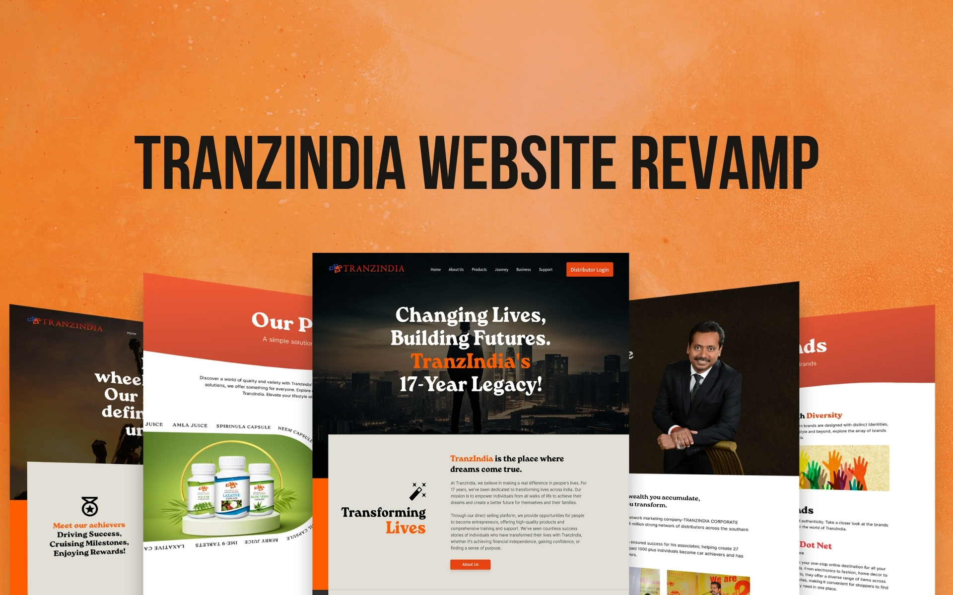 Website Development for Tranzindia by Hion Studios